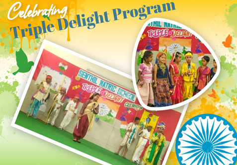 The Triple Delight Program was a grand celebration of talent and creativity, bringing together performances from LKG to Standard 5.