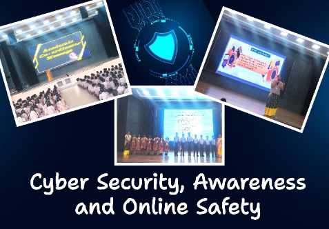 As part of the Ground Assembly, the Cyber security Club In-charge, Mrs. Maria Viyani Geno P, addressed the students on Cyber Security, Awareness and Online Safety, guiding them on how to use digital platforms wisely and safely.