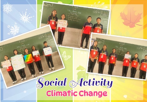 Children learned about the different climatic seasons of India and how climate change is affecting the country.