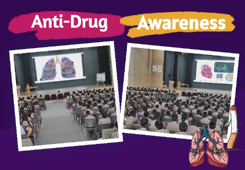The ACO created Anti-Drug Awareness Programme among the children about the the harmful effects of drug abuse and the importance of living a healthy and drug-free life.