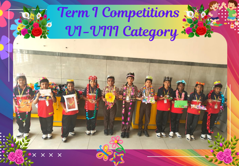 As part of the Term I Competitions, a series of competitions were conducted for children of Classes VI–VIII, offering them a platform to explore their interests and showcase their individual talents. The competitions included Tamil Elocution, English Elocution, Craft, Drawing and Singing.